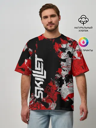 Мужская футболка оверсайз / SKILLET