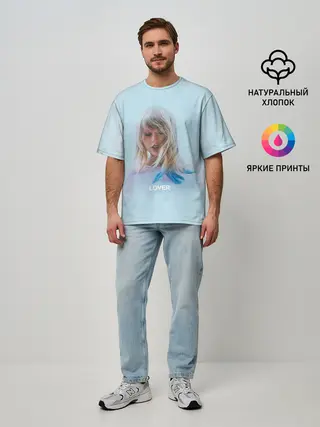 Мужская футболка оверсайз / TS Lover