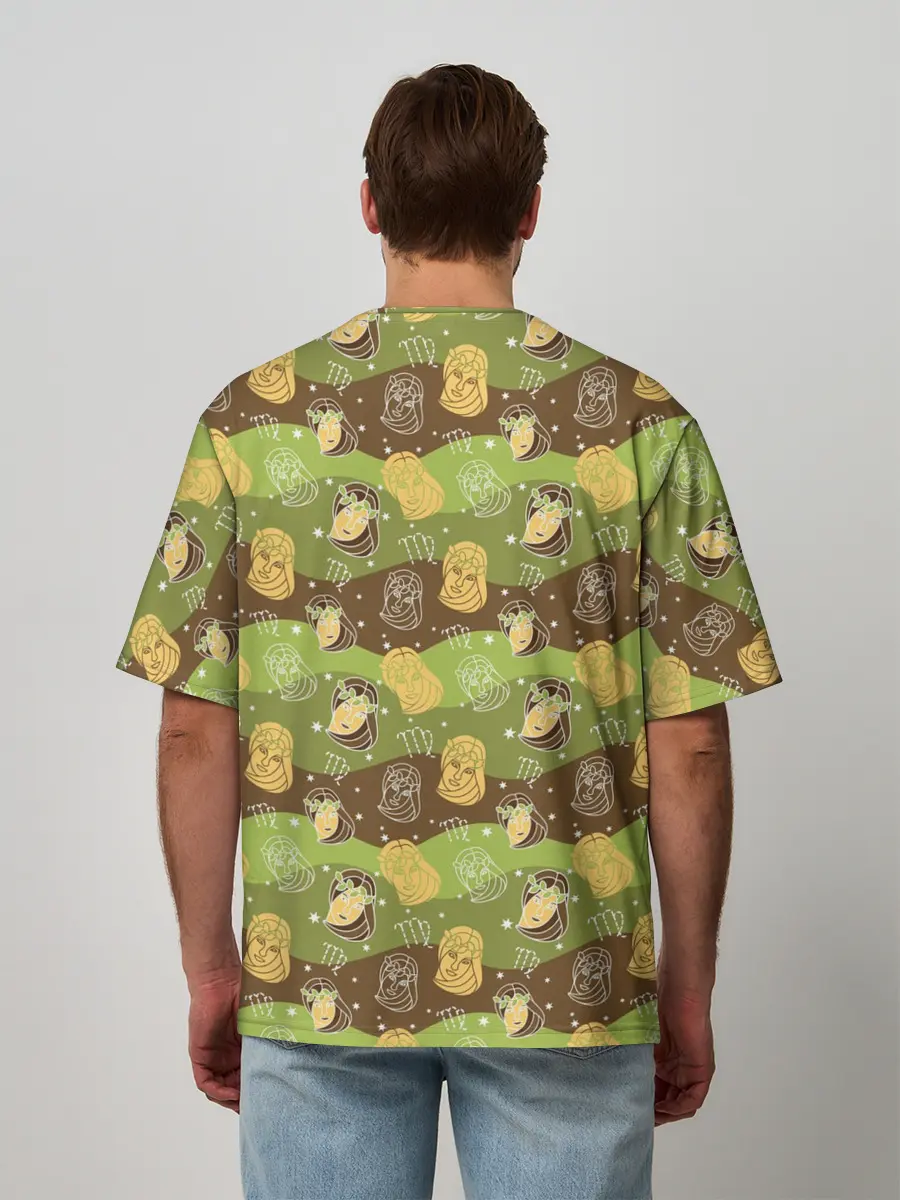 Мужская футболка оверсайз / Дева