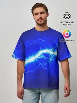 Мужская футболка оверсайз / ELECTRIX