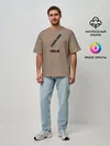 Мужская футболка оверсайз / Пиши