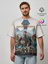 Мужская футболка оверсайз / Kings Bounty 2 трио