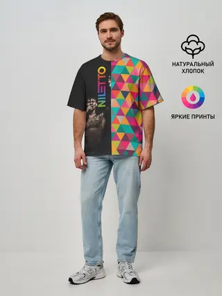 Мужская футболка оверсайз / NILETTO