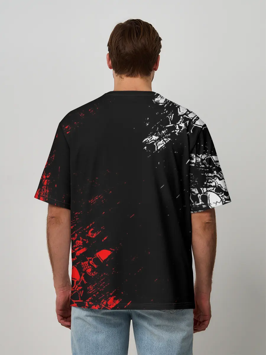 Мужская футболка оверсайз / RESIDENT EVIL 8 / ДИМИТРЕСКУ