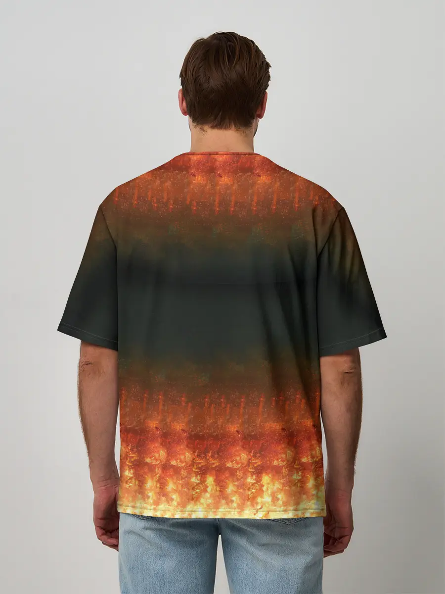 Мужская футболка оверсайз / Final Fantasy VII Remake