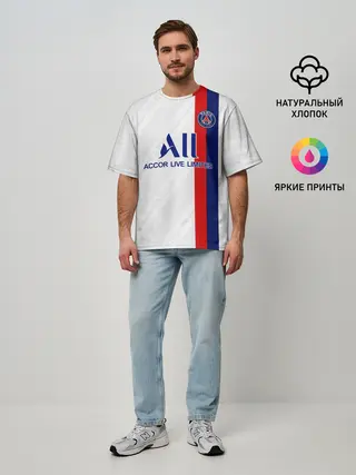 Мужская футболка оверсайз / PSG away 19-20