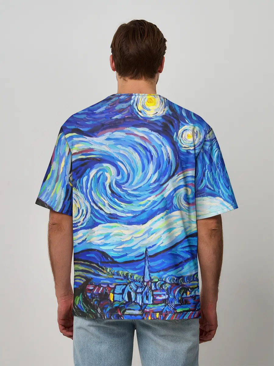 Мужская футболка оверсайз / ВАНГОГ