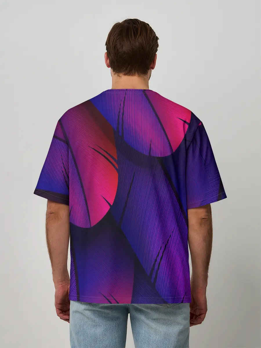 Мужская футболка оверсайз / Tropics