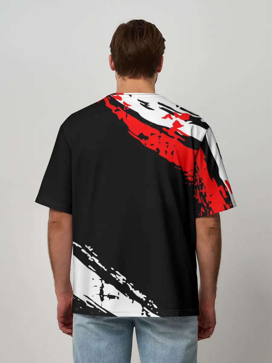 Мужская футболка оверсайз / FLY HIGH! Haikyu!!