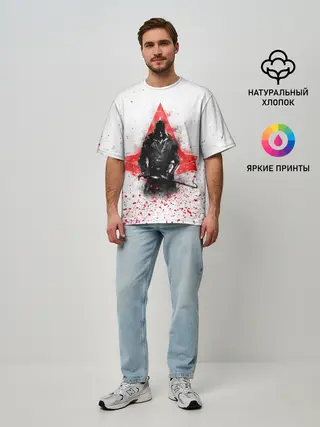 Мужская футболка оверсайз / ASSASSINS CREED