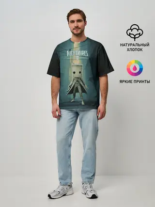Мужская футболка оверсайз / Little Nightmares