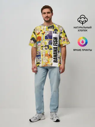 Мужская футболка оверсайз / Banana Fish