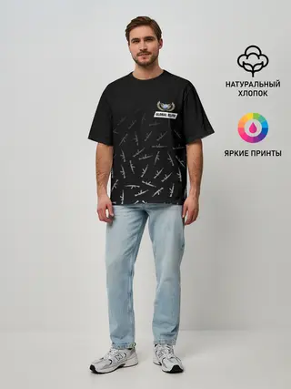 Мужская футболка оверсайз / GLOBAL ELITE CS GO