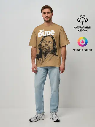 Мужская футболка оверсайз / The Big Lebowski