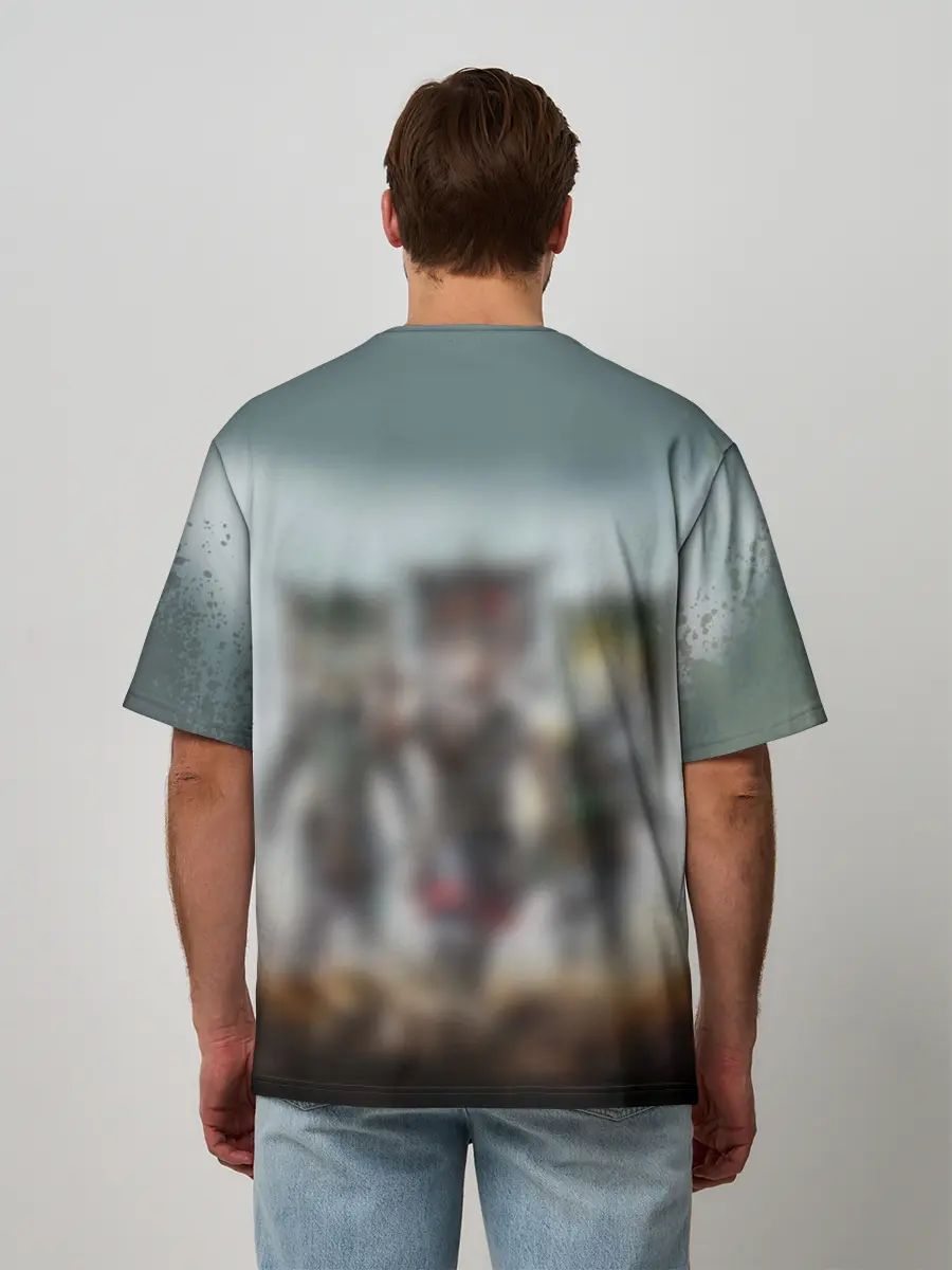 Мужская футболка оверсайз / For Honor