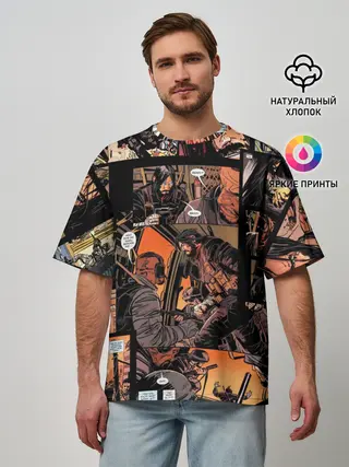 Мужская футболка оверсайз / BRZRKR