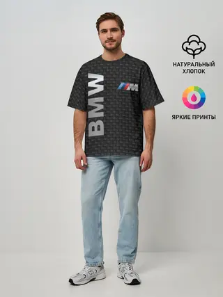 Мужская футболка оверсайз / BMW