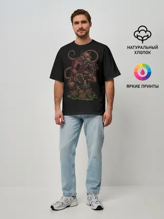 Мужская футболка оверсайз / Черепашки-Ниндзя