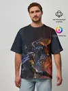 Мужская футболка оверсайз / Darksiders Genesis