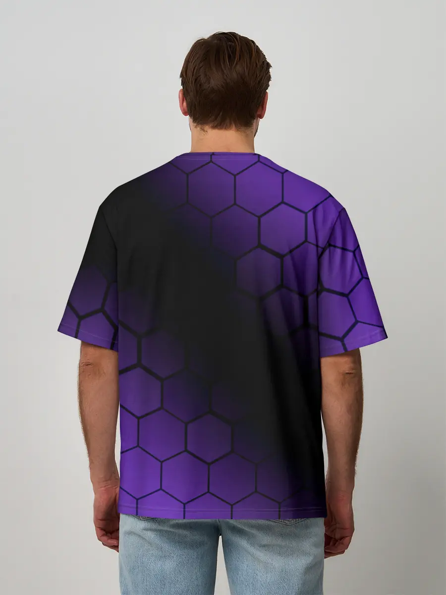 Мужская футболка оверсайз / AMONG US - DARK