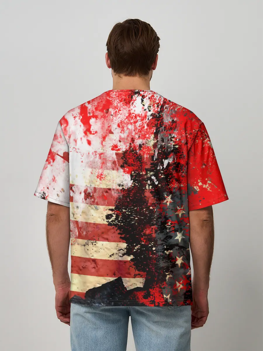 Мужская футболка оверсайз / США