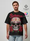 Мужская футболка оверсайз / SABATON