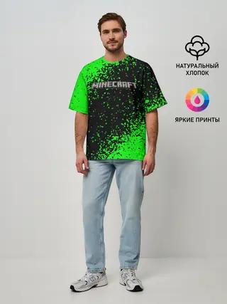 Мужская футболка оверсайз / MINECRAFT
