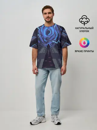 Мужская футболка оверсайз / Solo Leveling