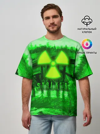 Мужская футболка оверсайз / Stalker