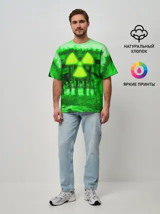 Мужская футболка оверсайз / Stalker