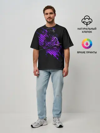 Мужская футболка оверсайз / pro100