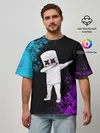 Мужская футболка оверсайз / MARSHMELLO