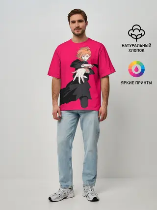 Мужская футболка оверсайз / Нобара Магическая Битва