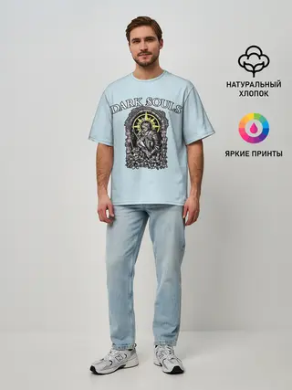Мужская футболка оверсайз / Герой Тёмных душ