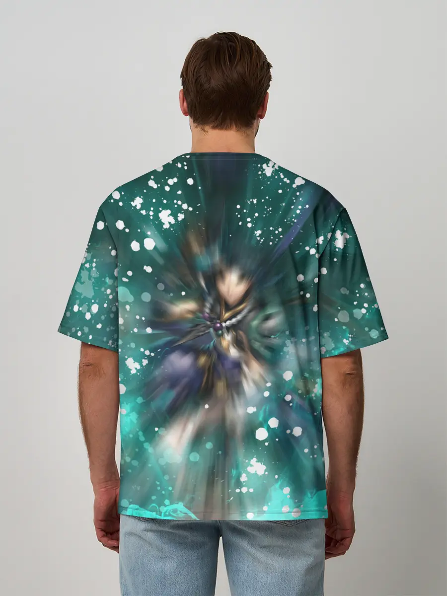 Мужская футболка оверсайз / Сяо | Геншин Импакт