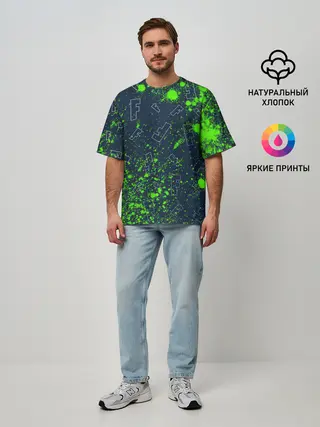 Мужская футболка оверсайз / FORTNITE / ФОРТНАЙТ