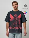 Мужская футболка оверсайз / VALORANT OMEN