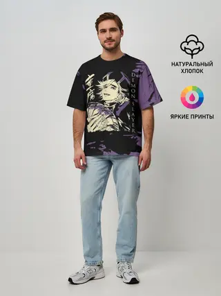 Мужская футболка оверсайз / Demon Slayer: Kimetsu no Yaiba