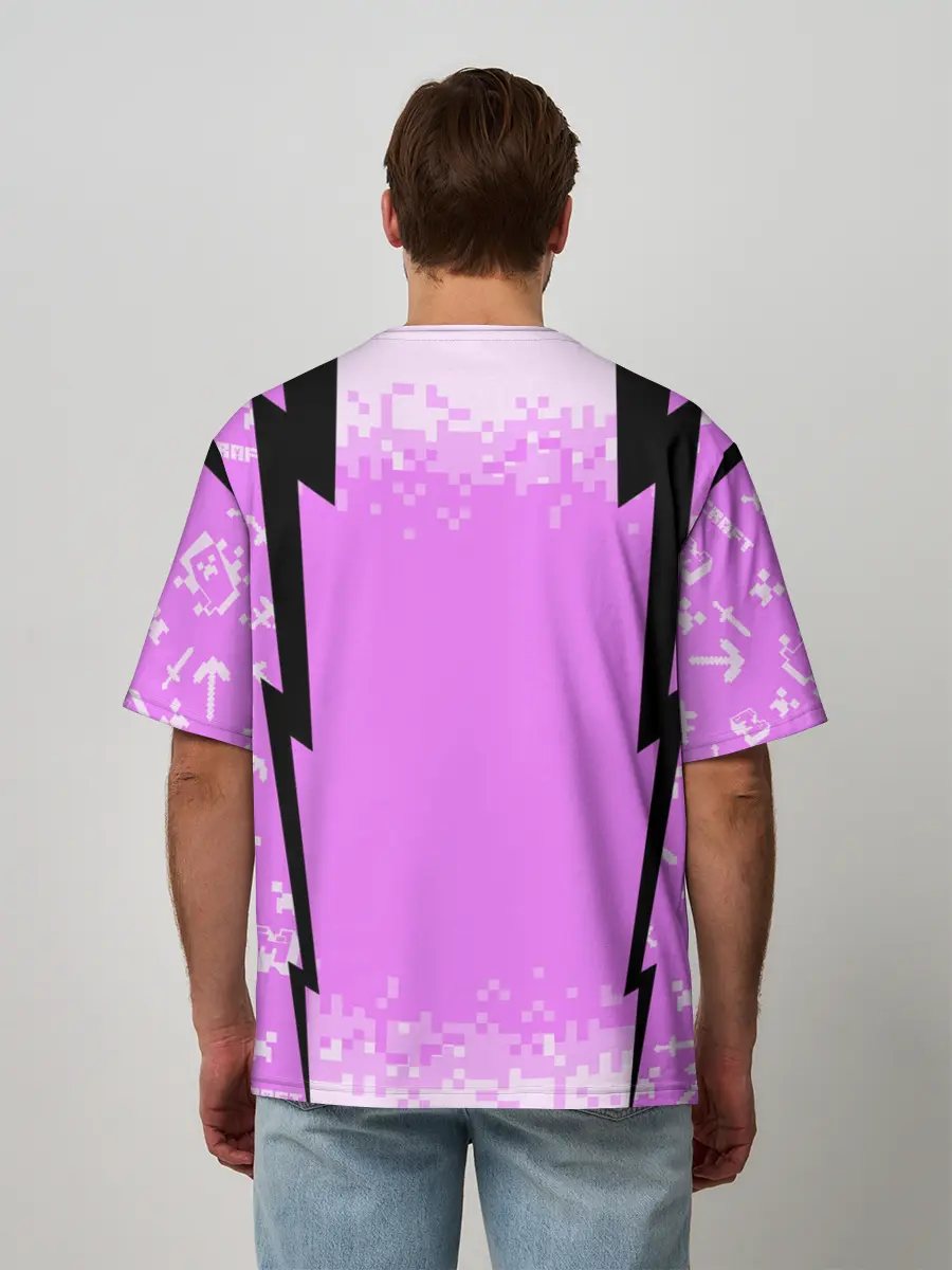 Мужская футболка оверсайз / Minecraft