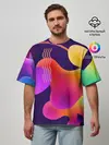 Мужская футболка оверсайз / Rainbow T-Shirt