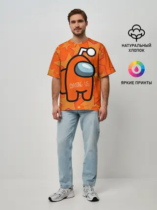 Мужская футболка оверсайз / Among Us