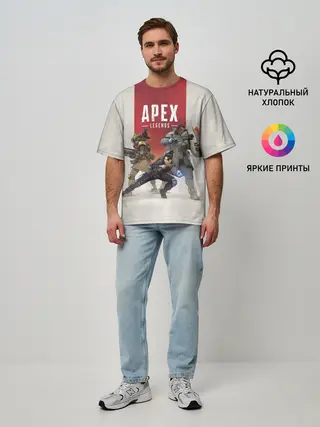 Мужская футболка оверсайз / APEX LEGENDS
