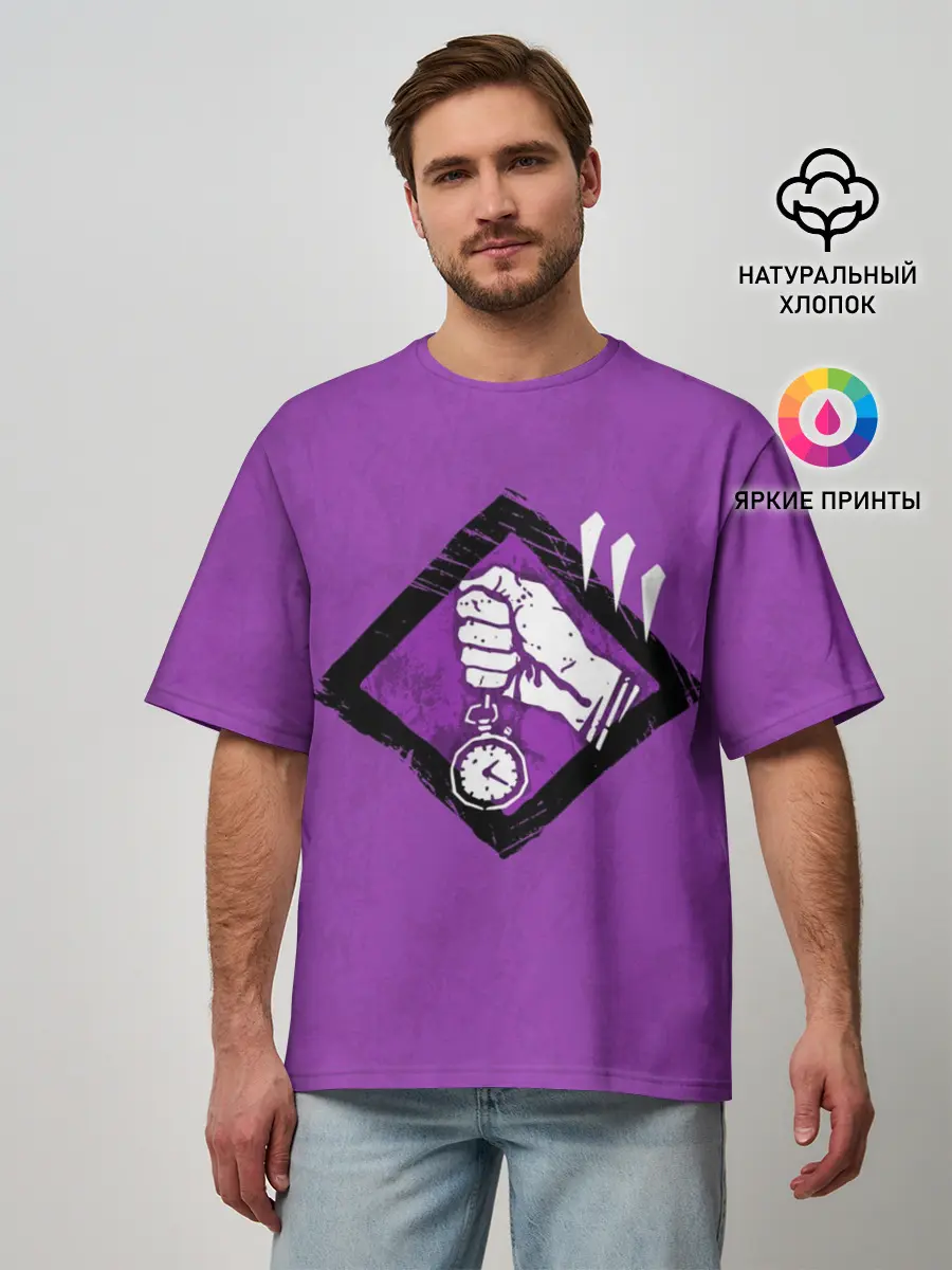 Мужская футболка оверсайз / Dead by Daylight