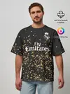 Мужская футболка оверсайз / Real Madrid 4-th 19-20