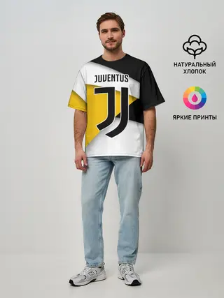 Мужская футболка оверсайз / Ювентус формы
