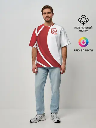 Мужская футболка оверсайз / Роблокс