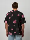 Мужская футболка оверсайз / Надзуко Камадо в цветах