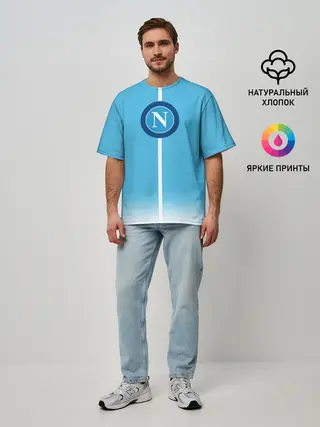 Мужская футболка оверсайз / Наполи