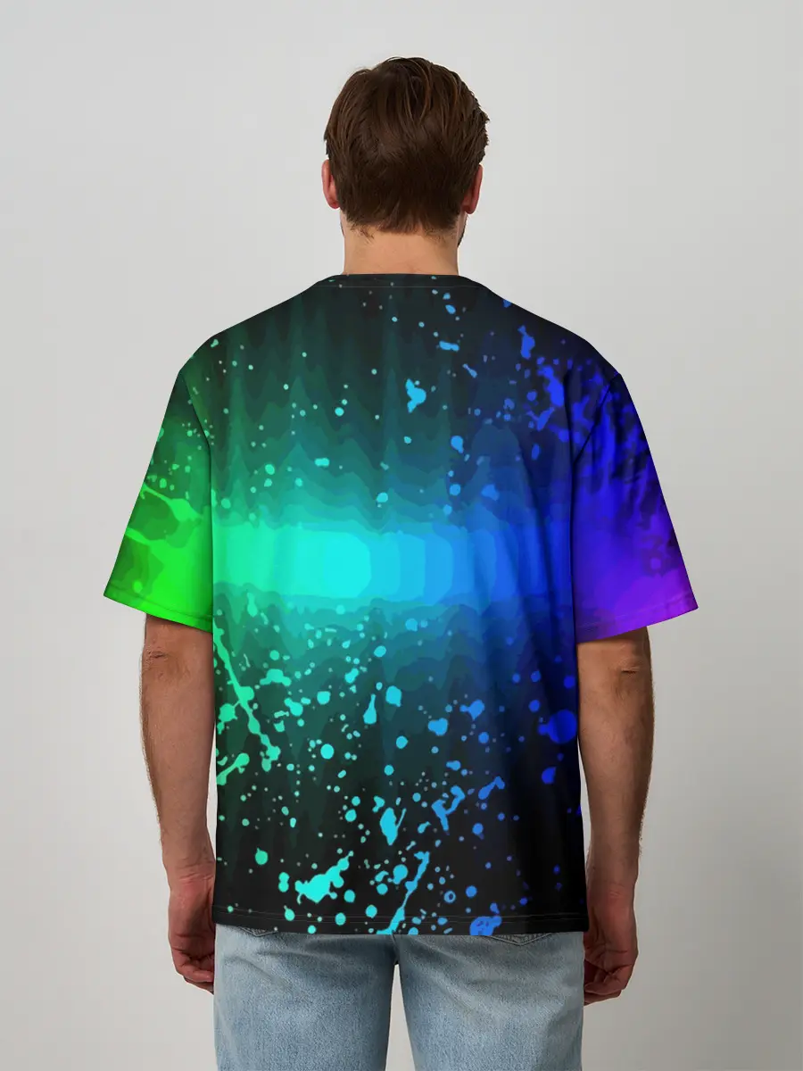 Мужская футболка оверсайз / Neon