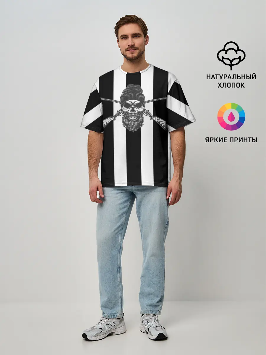 Мужская футболка оверсайз / Охота